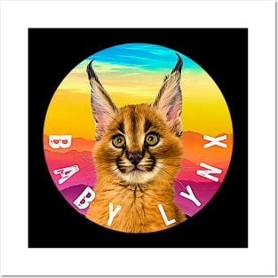 Baby lynx wild cat freedom Posters and Art